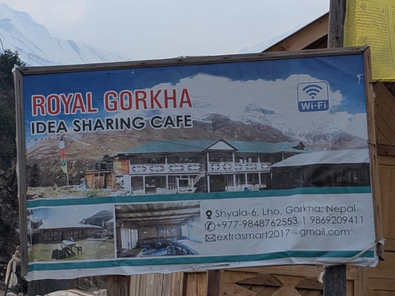 Royal gurkha idea sharing cafe