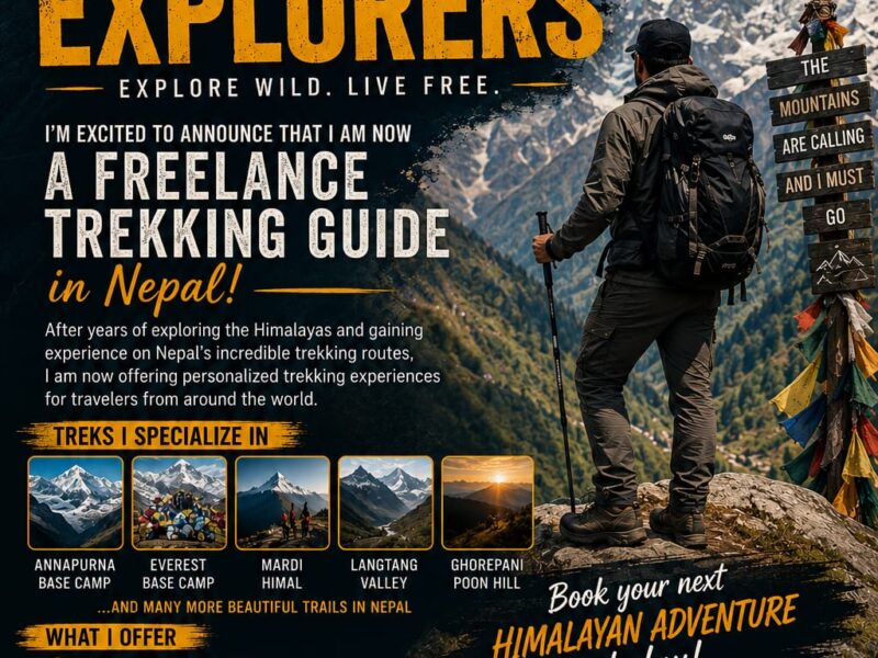 Trekking based in pokhara